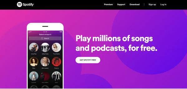 Spotify is used by over 500 million people to listen to their favorite songs.