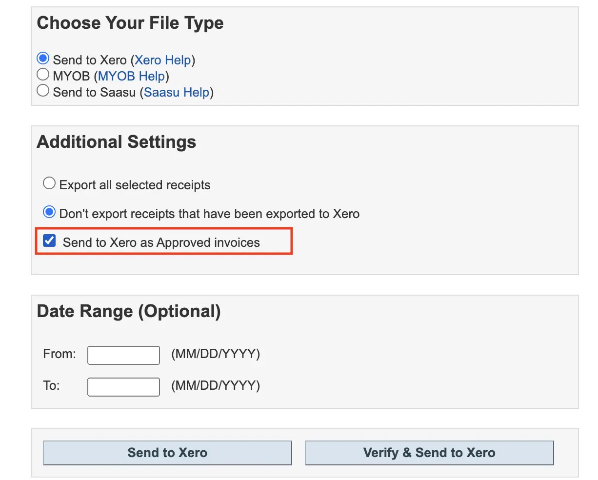 how do i integrate my shoeboxed and xero accounts 