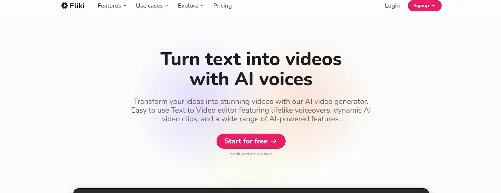 If you're looking for an efficient AI Video generator, Fliki is a good choice.