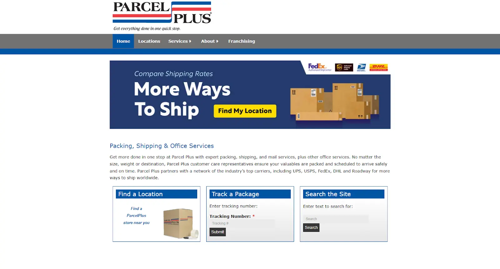 Parcel Plus - best shredding and scanning for flexible service options