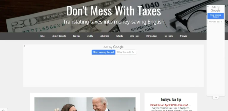 Don’t Mess With Taxes’s blog home page