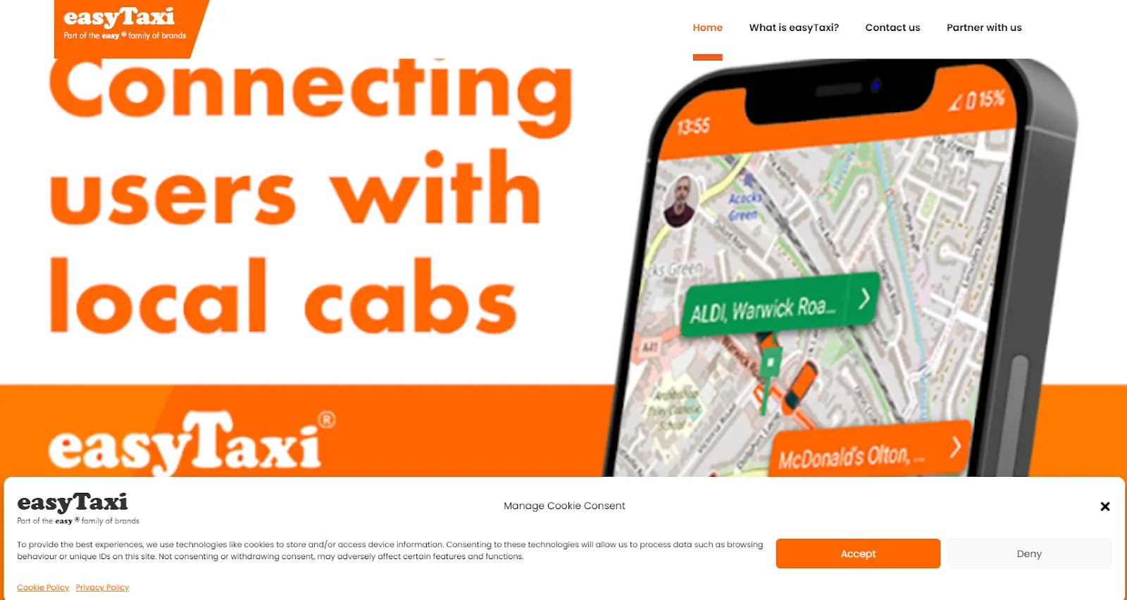 Easy Taxi - one of the best taxi booking apps