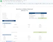 Excel Bank Reconciliation Template