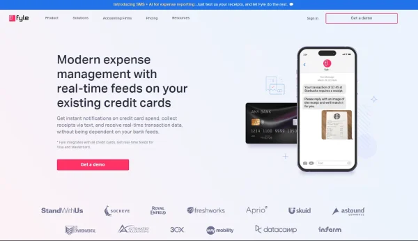 Fyle is a modern expense management solution with real-time feeds for compliance.