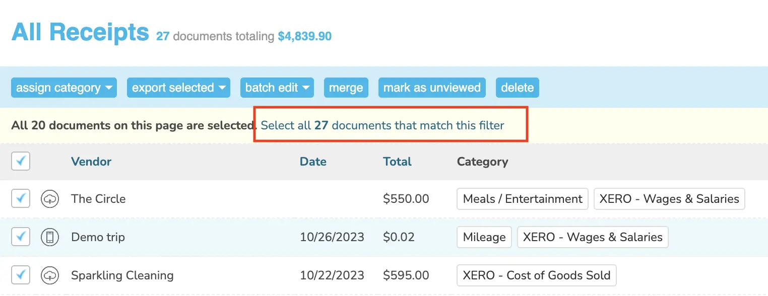 How do I export to PDF, CSV and QuickBooks Online?