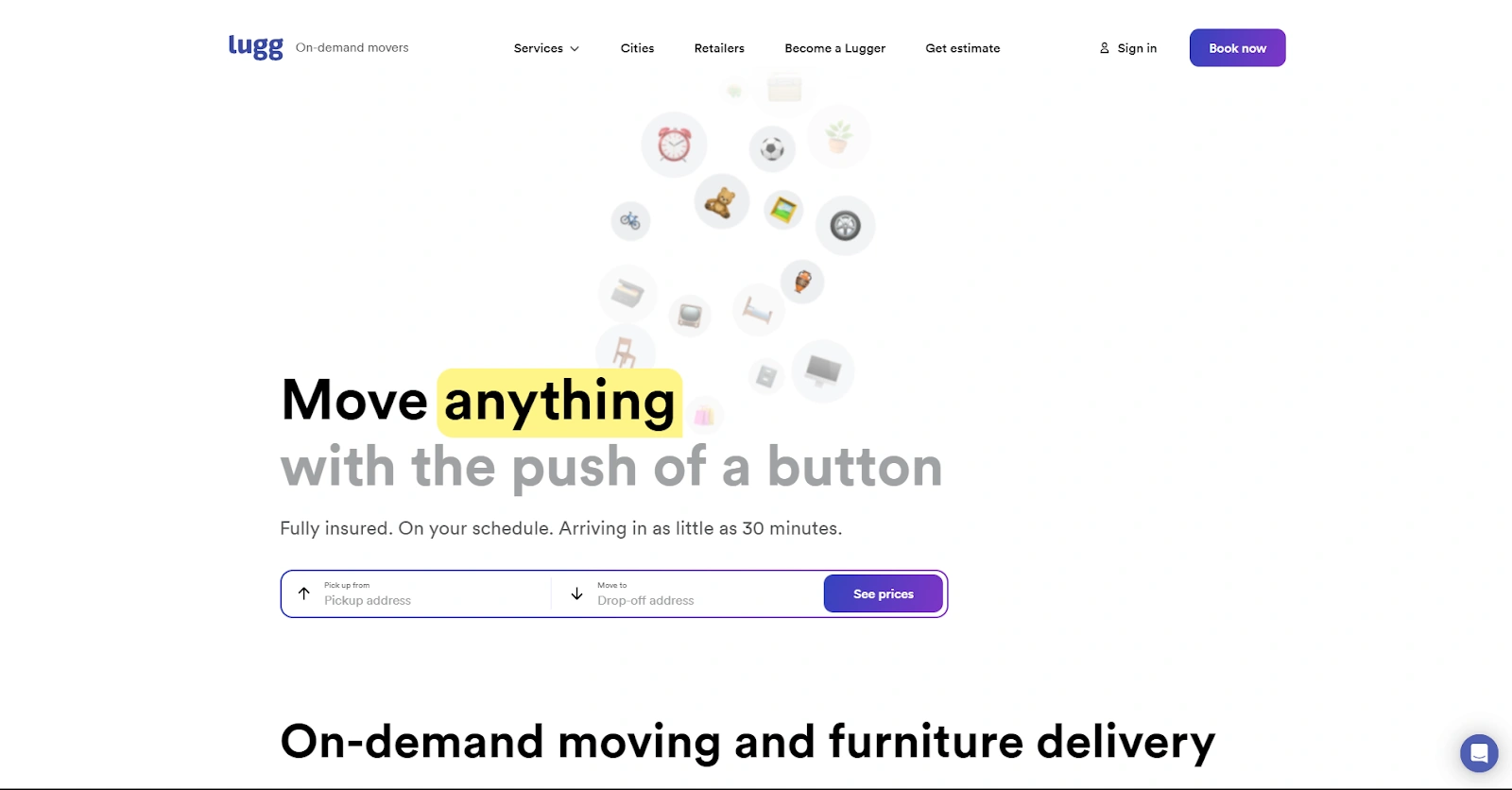 Lugg - one of the best on-demand and highest-paying gig apps for moving and delivery drivers