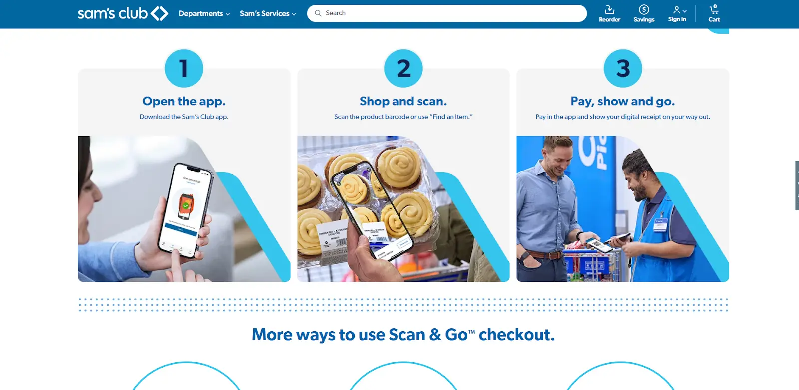 Scan & Go: Sam's Club