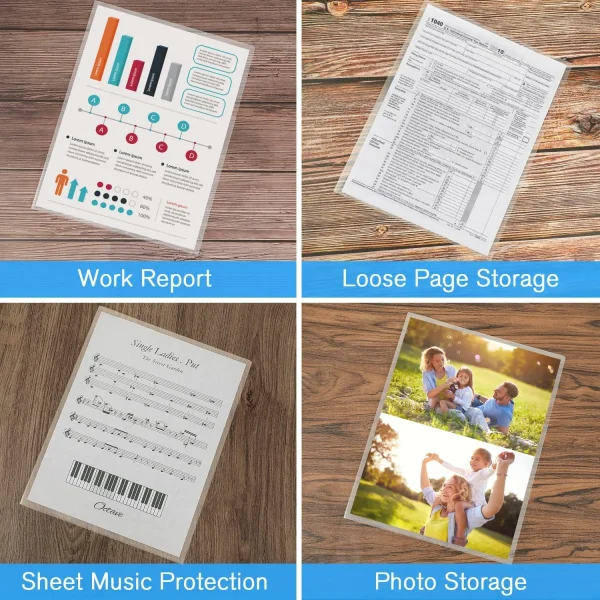 Clear files for individual paper records, Amazon