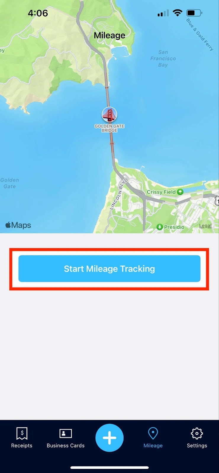 how to use the shoeboxed mileage tracker