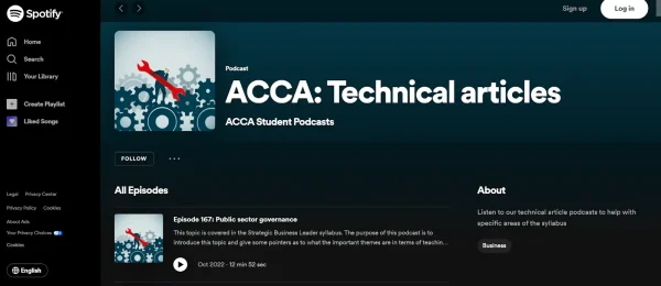 The ACCA Podcast for Students