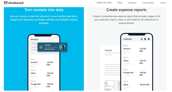 Turn Receipts into Data with Shoeboxed