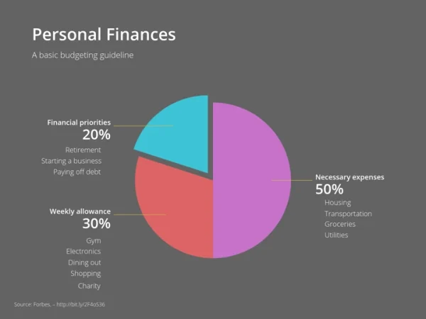 Budgeting Pie Chart Track Your Finances Shoeboxed 7711