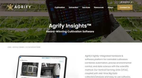 Agrify is one of the industry’s leading software solutions.