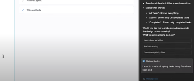 Utiliez copilot pour créer une table 