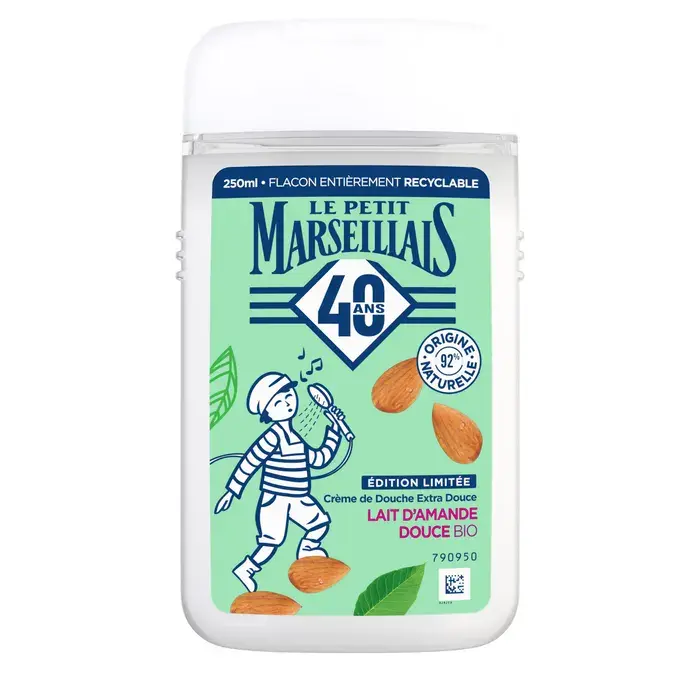 Crème de Douche Extra Douce Lait D’Amande Douce BIO - Image 1 - Le Petit Marseillais - fr-FR