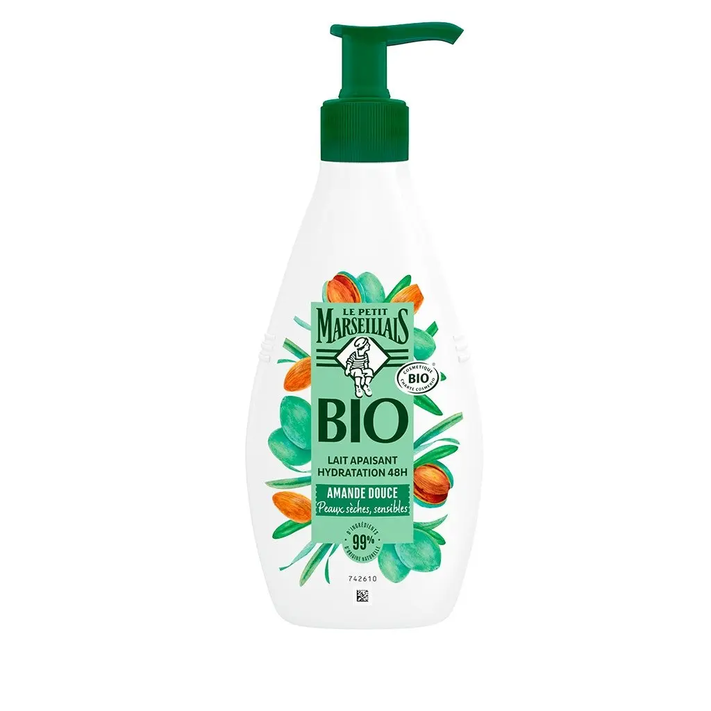 Lait Apaisant certifié Bio Amande Douce - Image 1 - Le Petit Marseillais - fr-FR