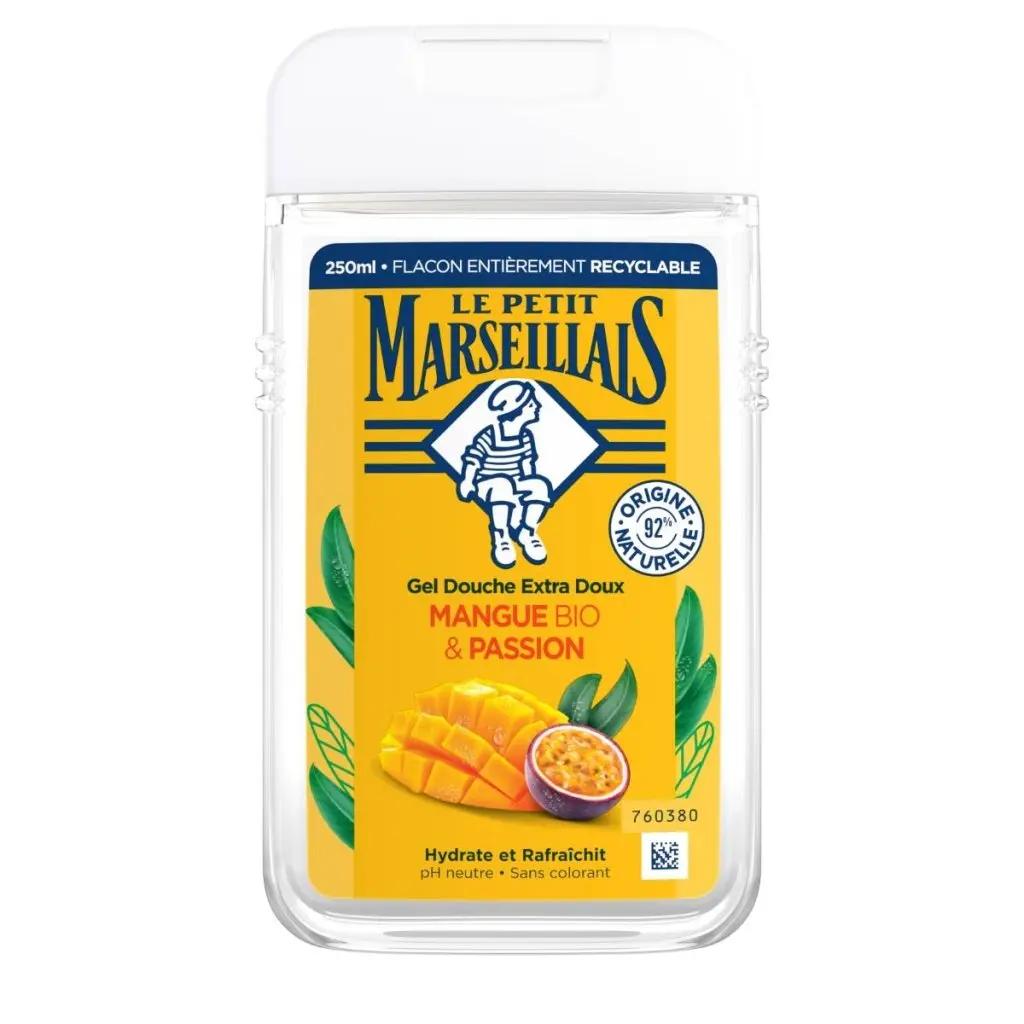 Gel Douche Extra Doux Mangue BIO & Passion - Image 1 - Le Petit Marseillais - fr-FR