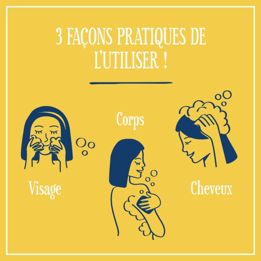 Le Solide 3 en 1 Lavant Purifiant – Verveine Citron - Image 2 - Le Petit Marseillais - fr-FR