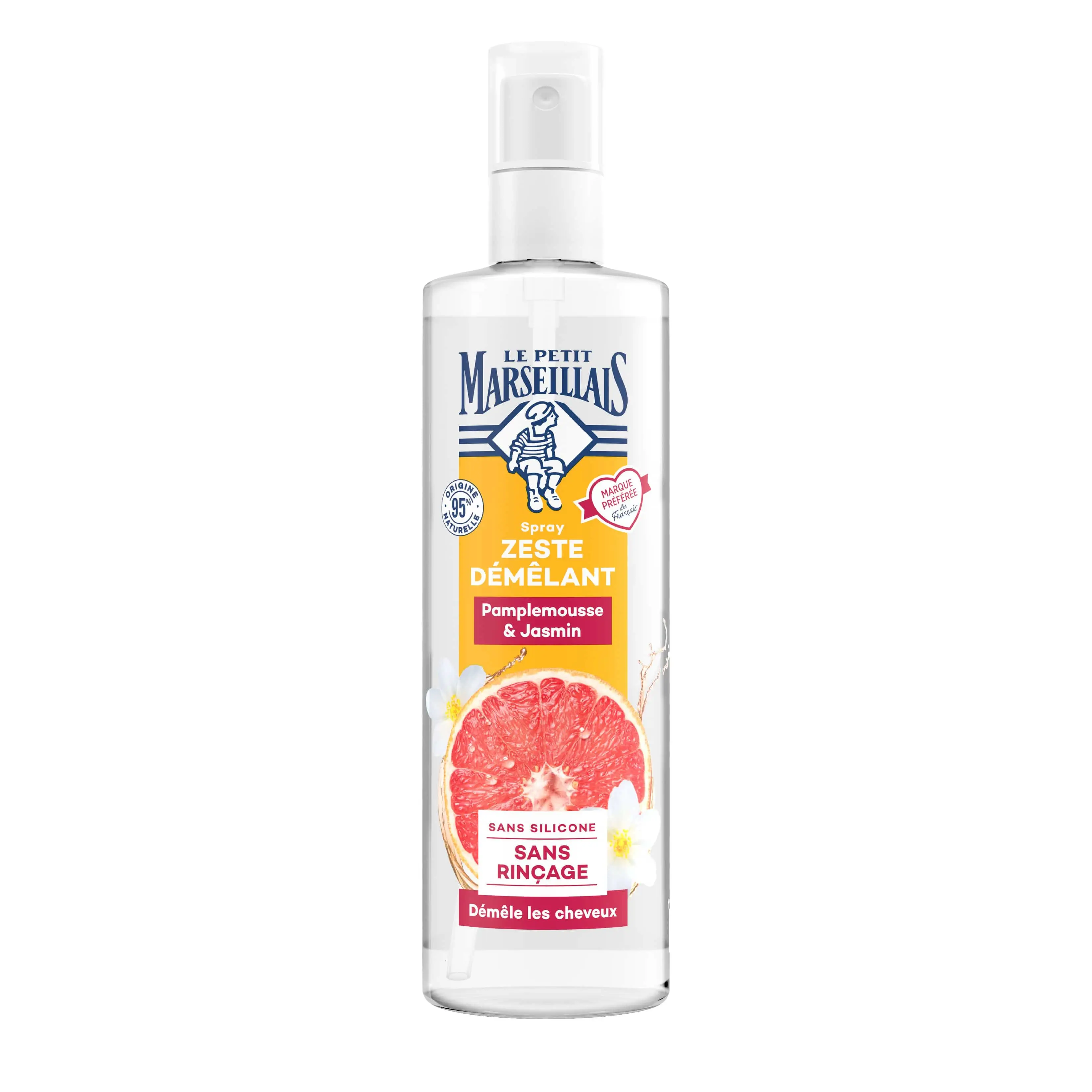 Zeste démêlant aux extraits de pamplemousse et de jasmin - Image 1 - Le Petit Marseillais - fr-FR