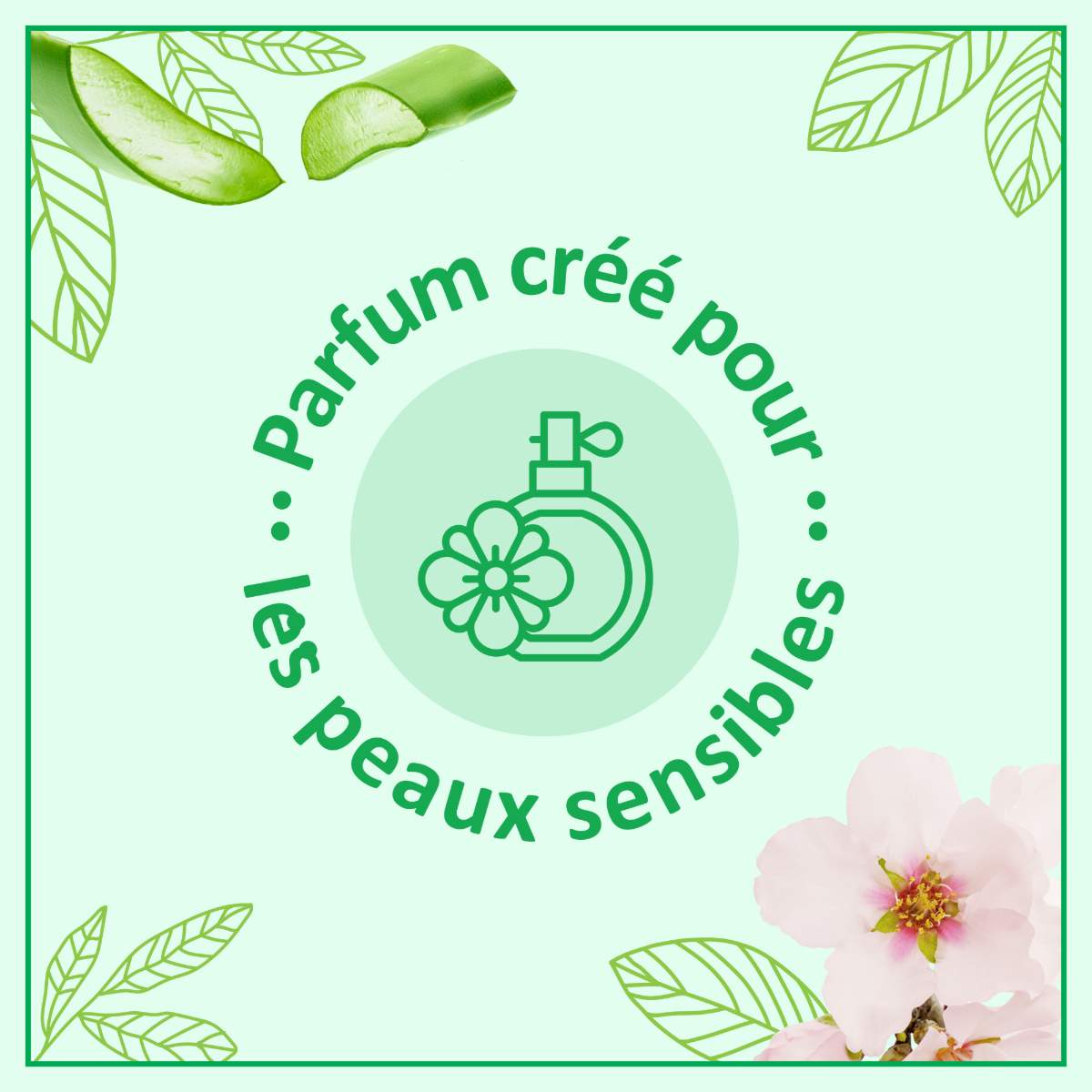 Douche & Bain Crème Sans Savon Haute Tolérance Sève d'Aloe Vera & Fleur d'Amandier - Image 3 - Le Petit Marseillais - fr-FR