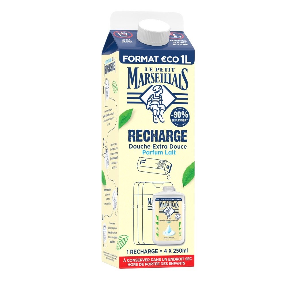 Recharge Douche Extra Douce Lait - Image 1 - Le Petit Marseillais - fr-FR