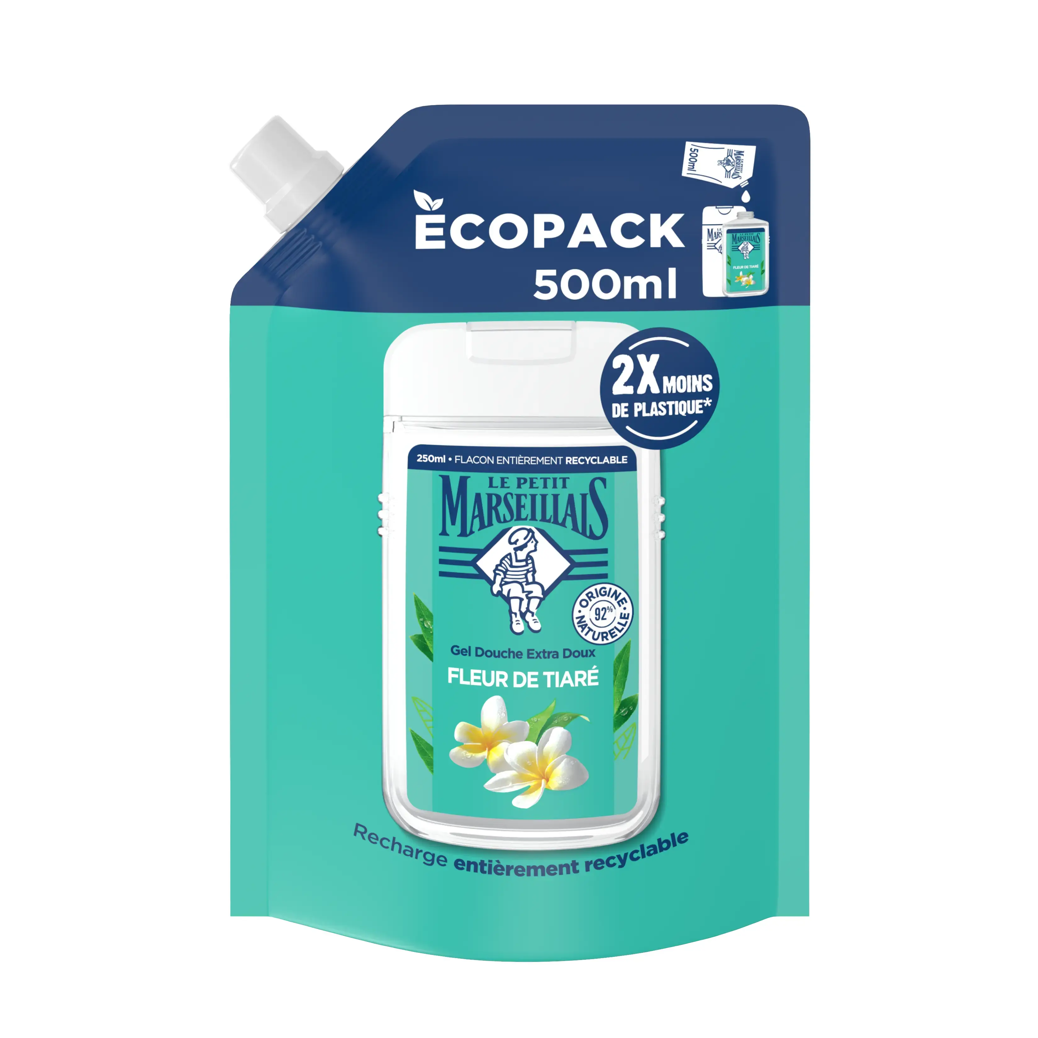 Recharge Gel Douche Extra Doux Fleur de Tiaré - Img 1
