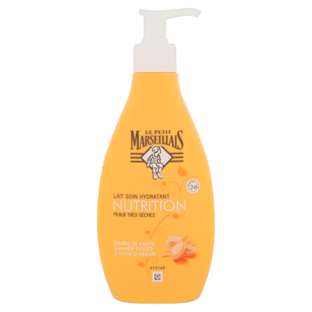 Lait Corps Nutrition Karité, Amande Douce & Argan - Image 1 - Le Petit Marseillais - fr-FR