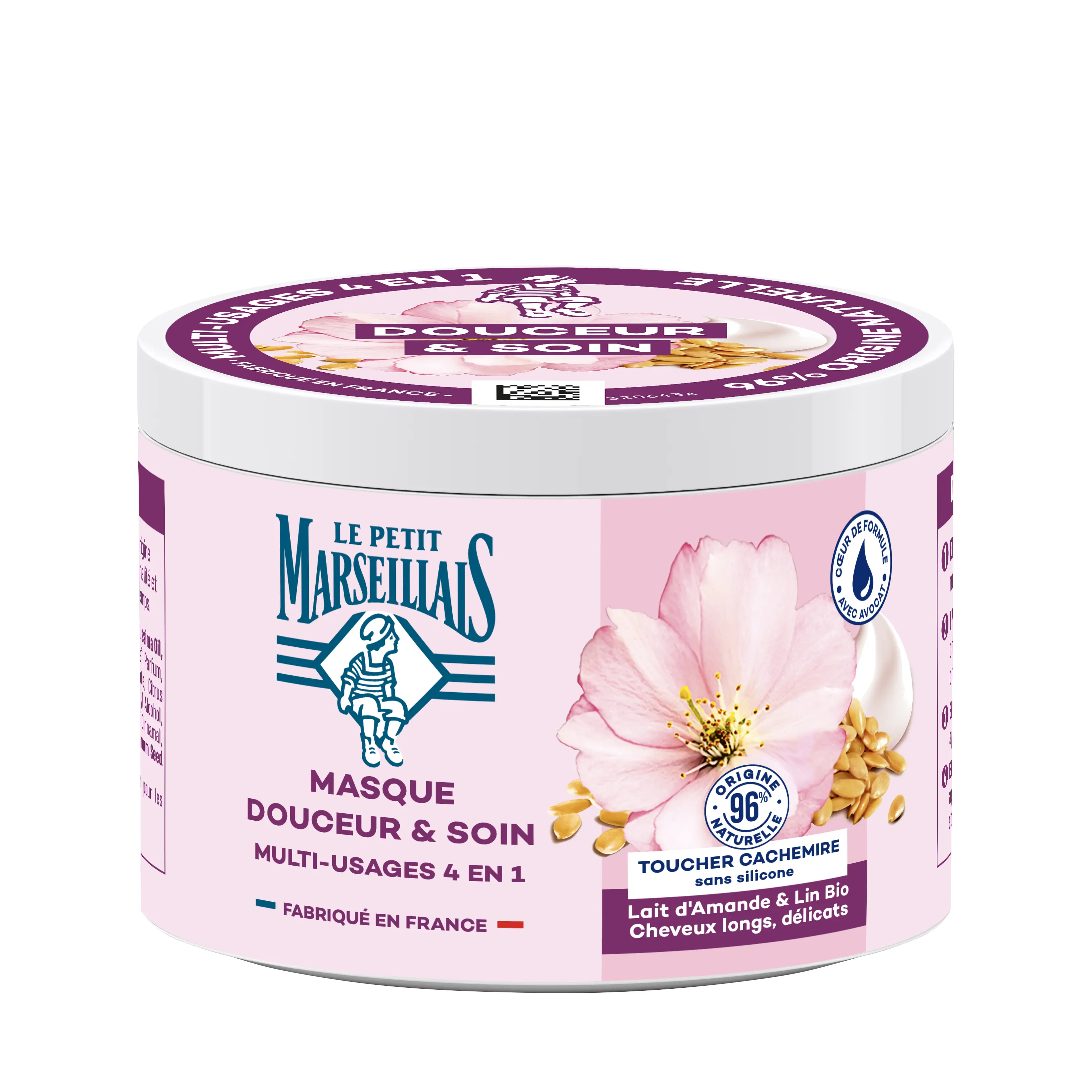 Masque Douceur Lait d’Amande BIO & Graines de Lin BIO