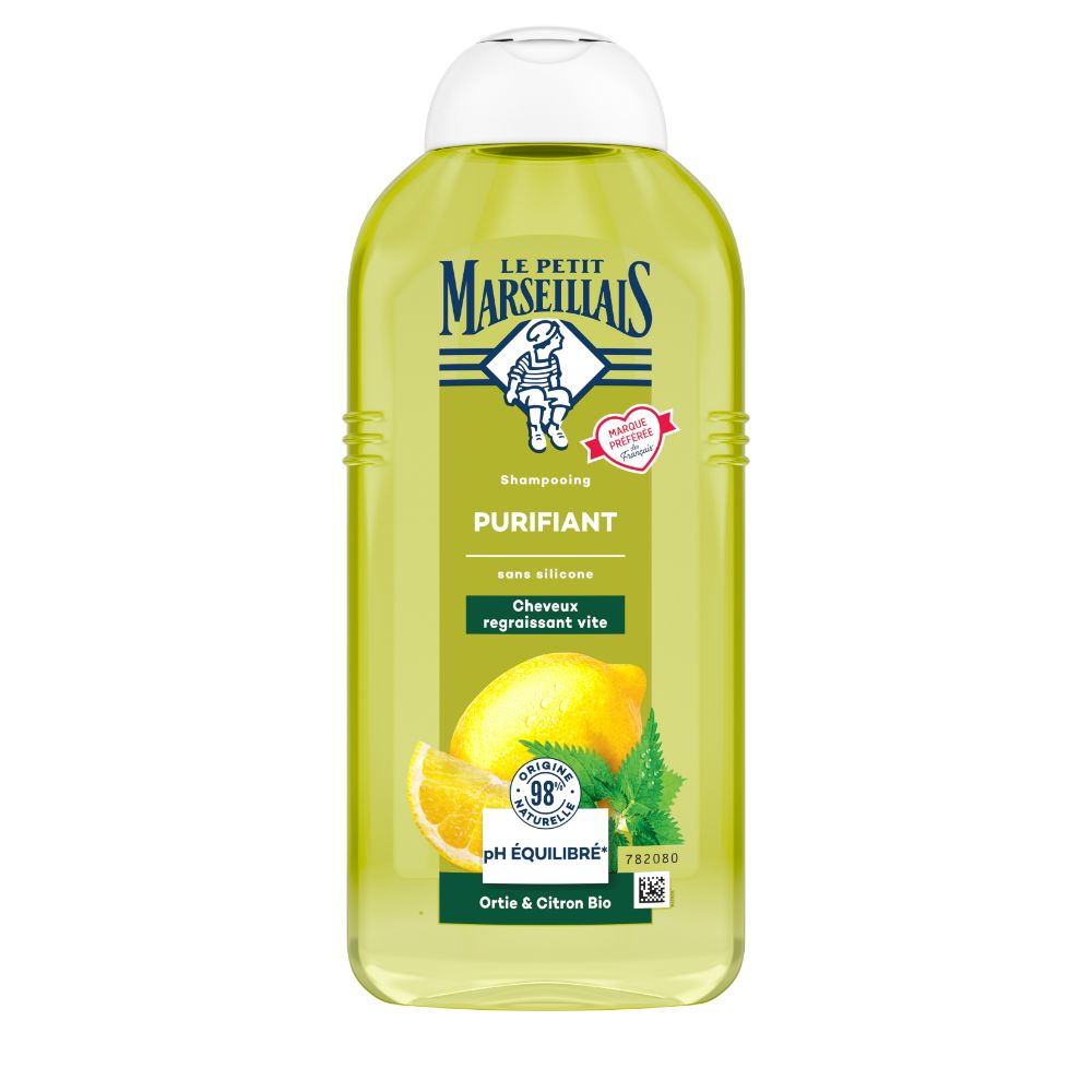 Shampooing Purifiant à l’Ortie et au Citron BIO - Image 1 - Le Petit Marseillais - fr-FR