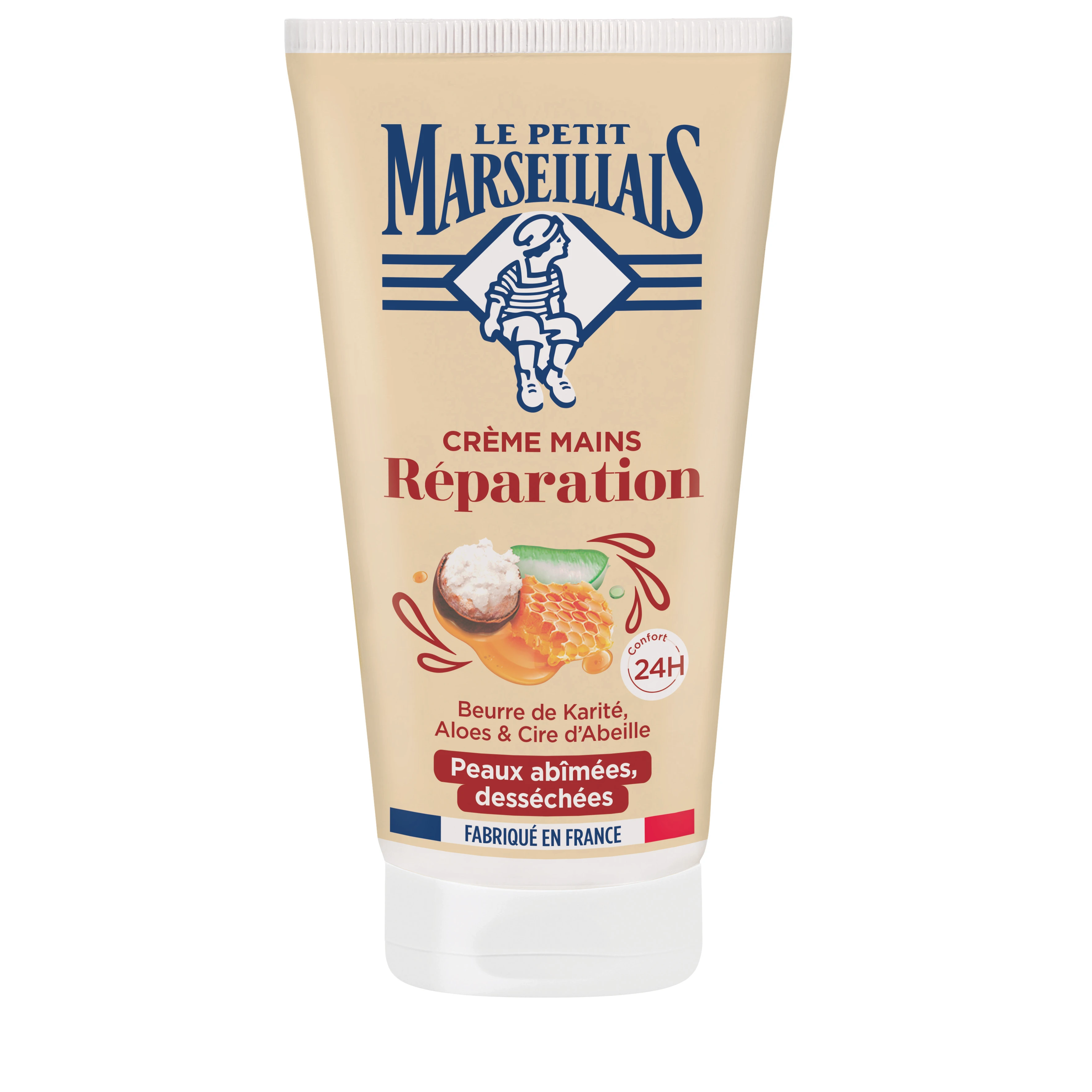 Crème Mains Réparation Karité, Aloès & Cire d'Abeille - Image 1 - Le Petit Marseillais - fr-FR