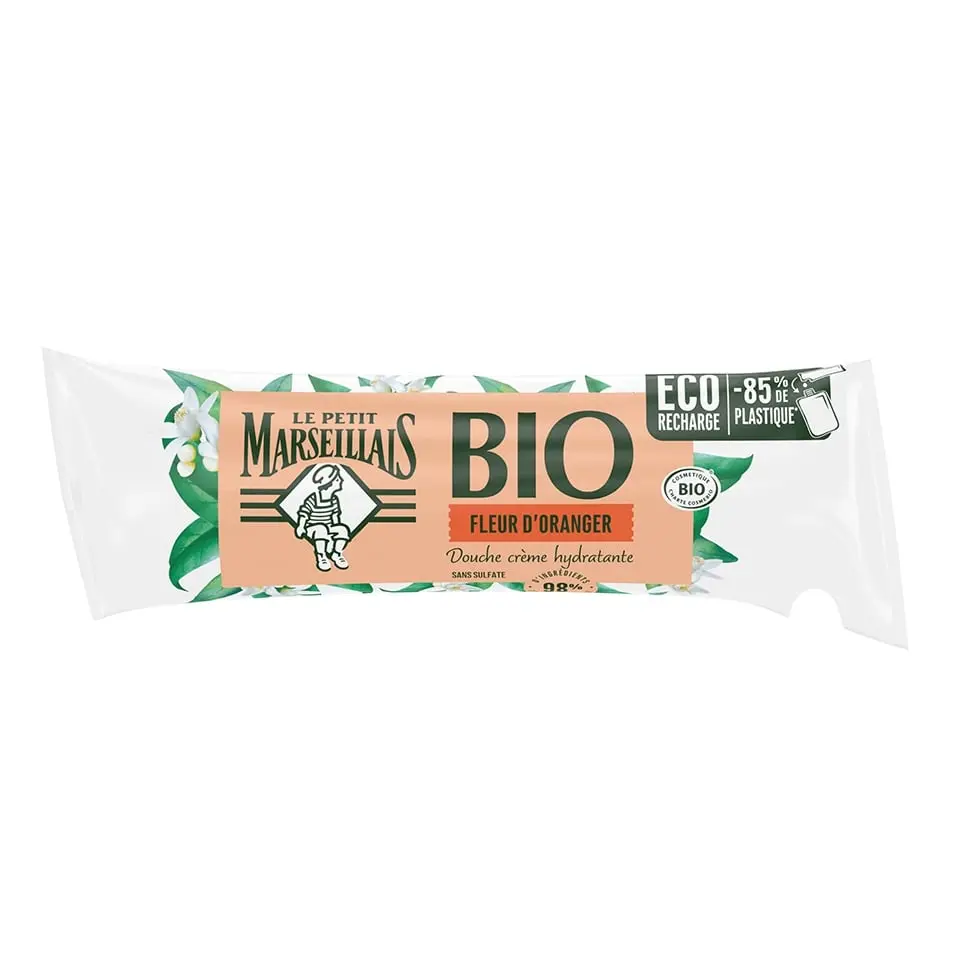 Eco-recharge Douche Crème Bio Fleur d’Oranger