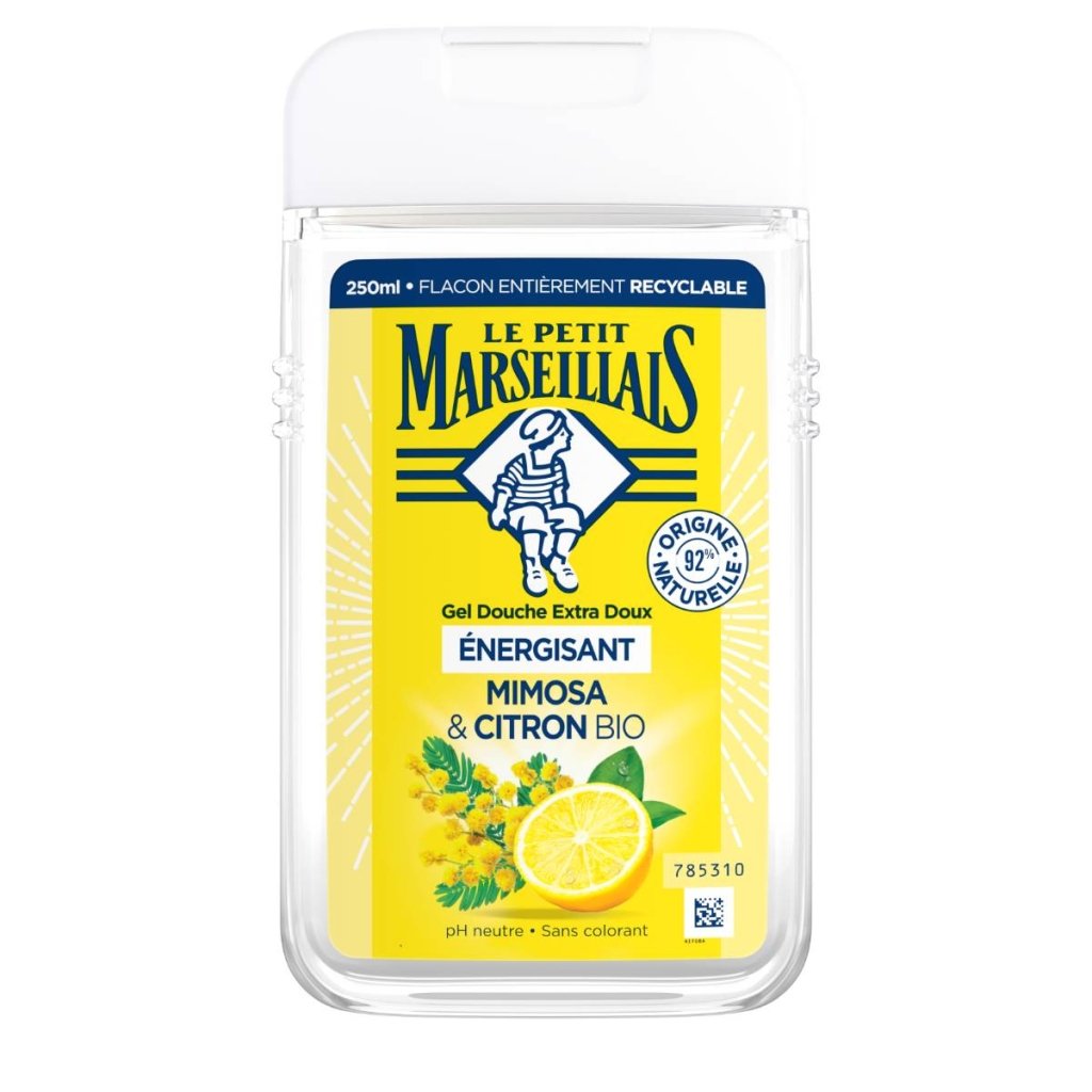 Gel Douche Extra Doux Énergisant Mimosa & Citron BIO - Image 1 - Le Petit Marseillais - fr-FR