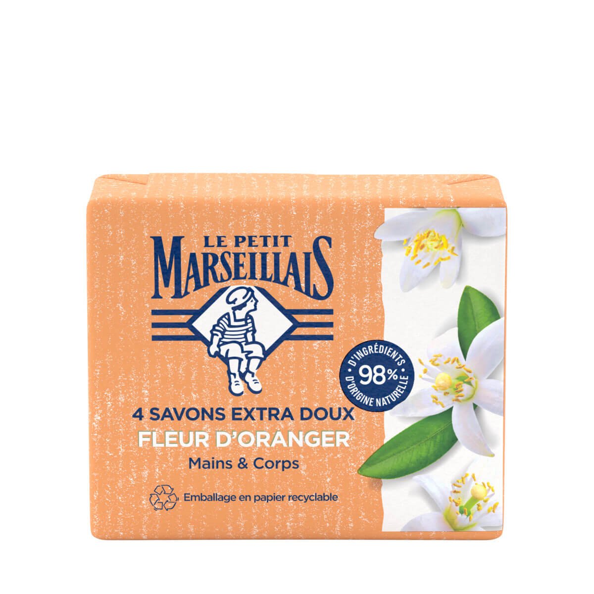 Savon Extra Doux à la Fleur d'Oranger - Image 1 - Le Petit Marseillais - fr-FR