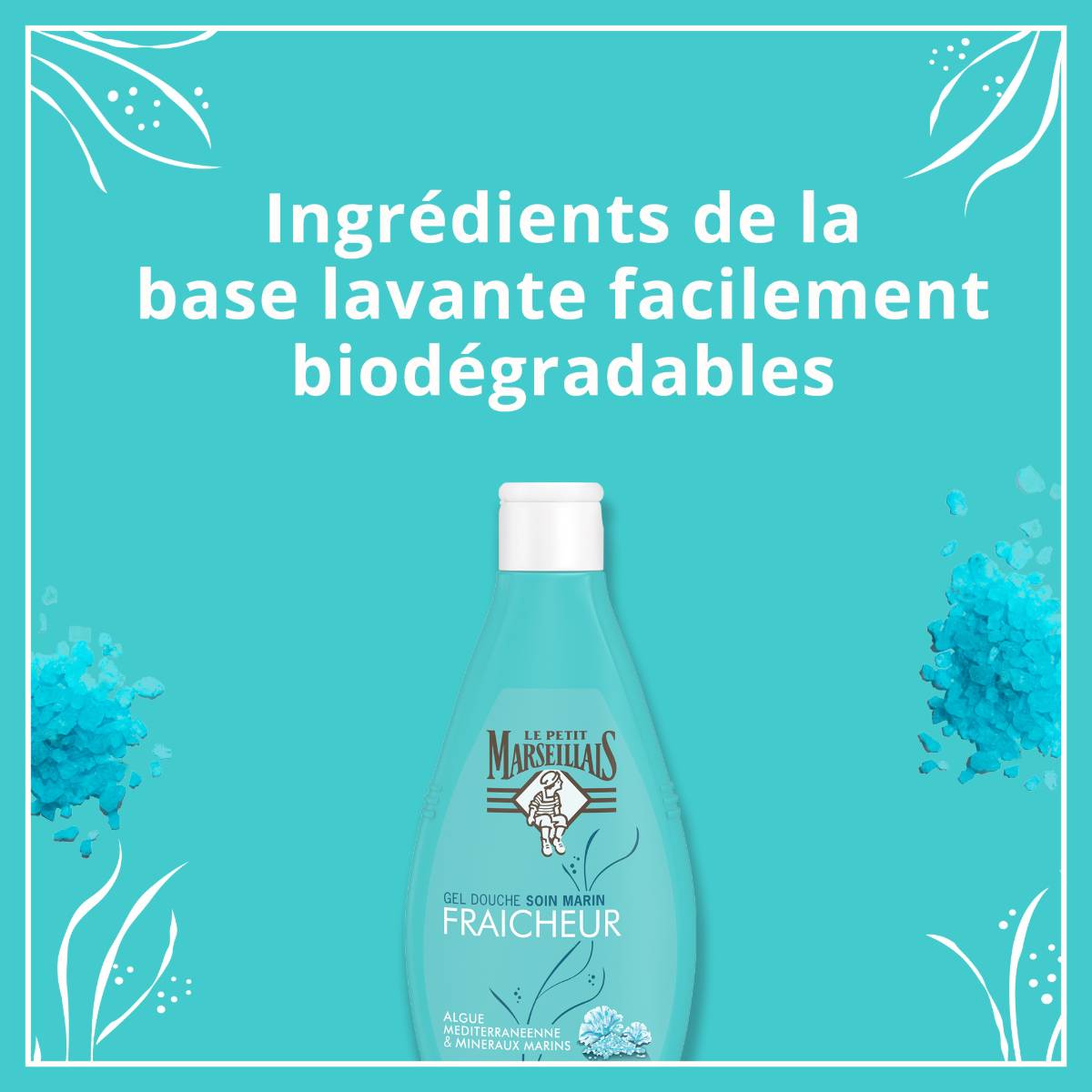 Gel Douche Soin Marin Fraîcheur - Image 3 - Le Petit Marseillais - fr-FR