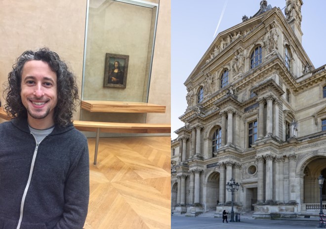 Jay at the Louvre