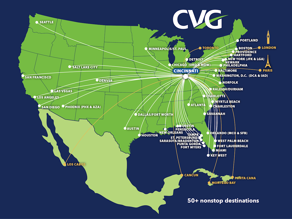 Nonstop Destinations