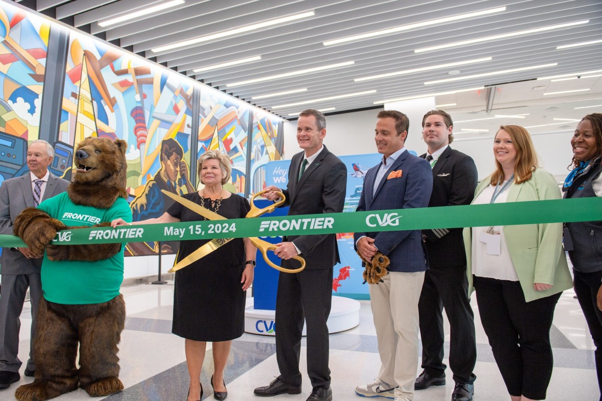 Frontier Airlines Opens Crew Base at CVG