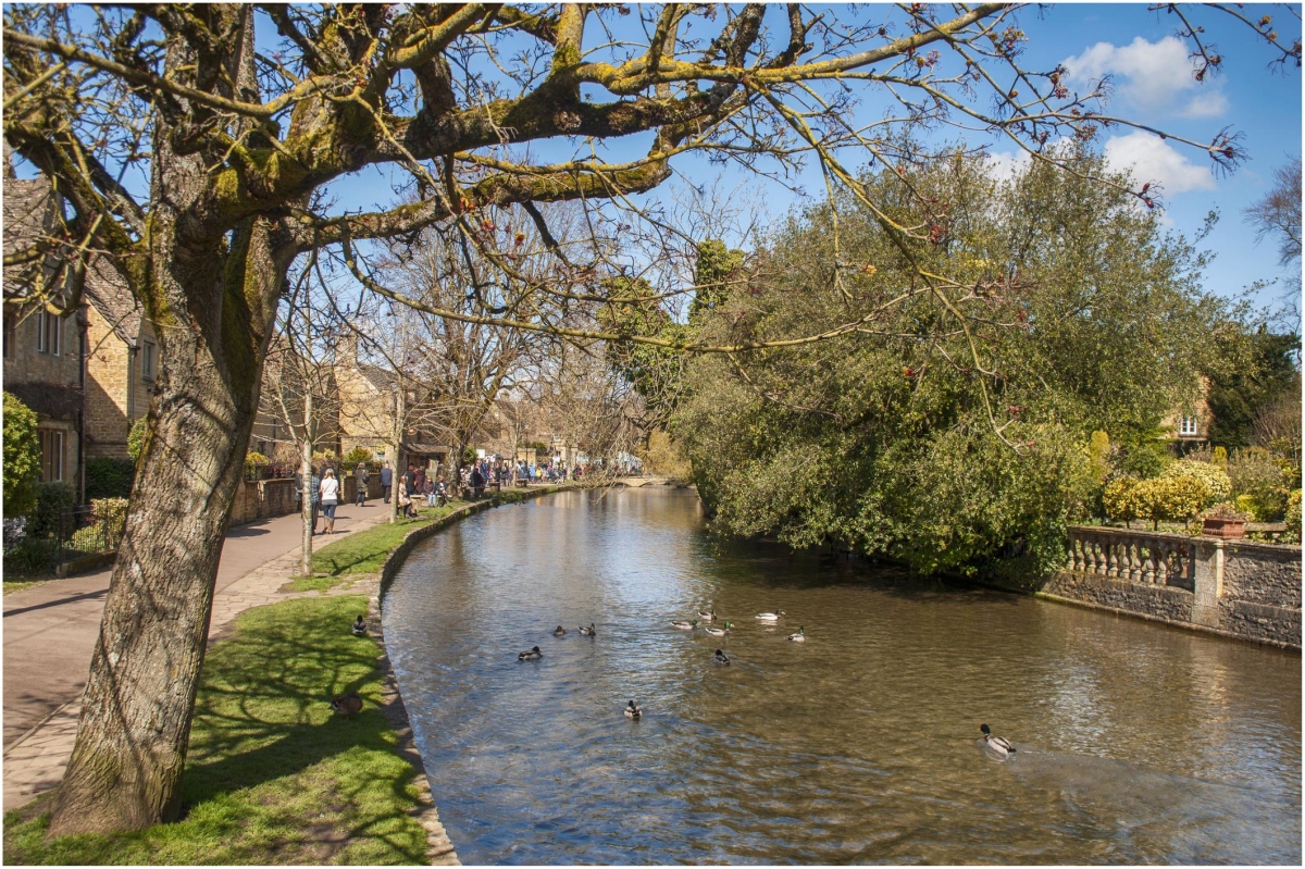 Bourton on the Water offers scenic waterway views and leisurely strolls