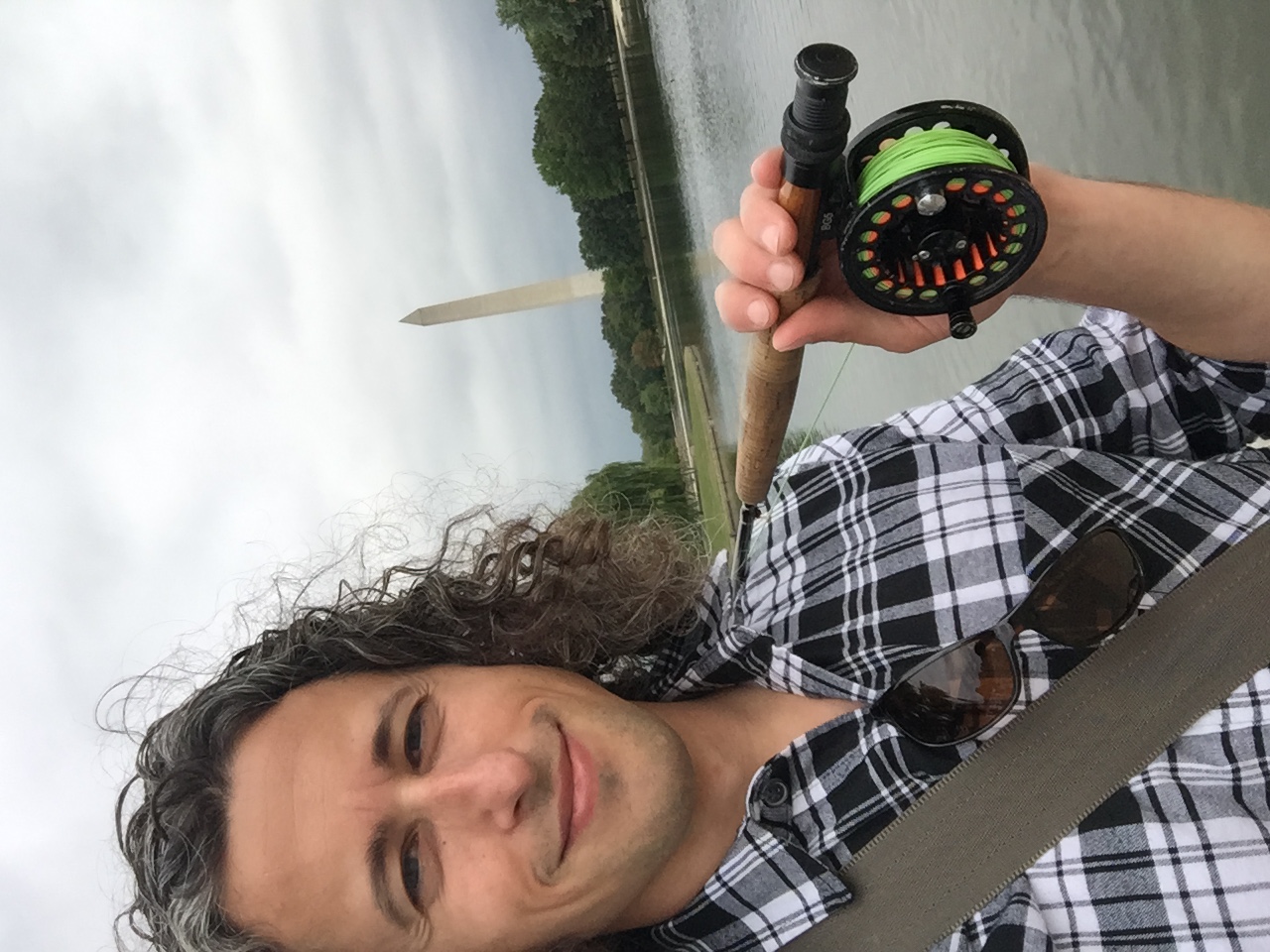 Jay fishing in Washington DC