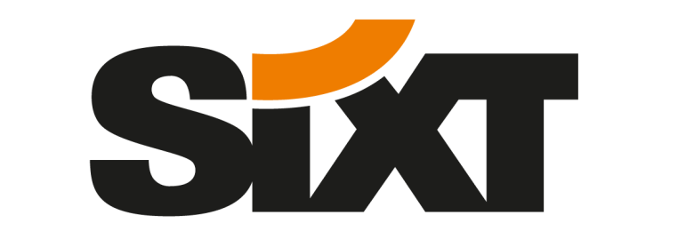 A photo of Sixt's logo.
