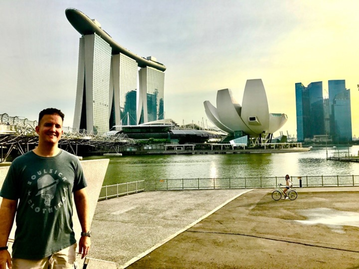 Randy Williams in Singapore