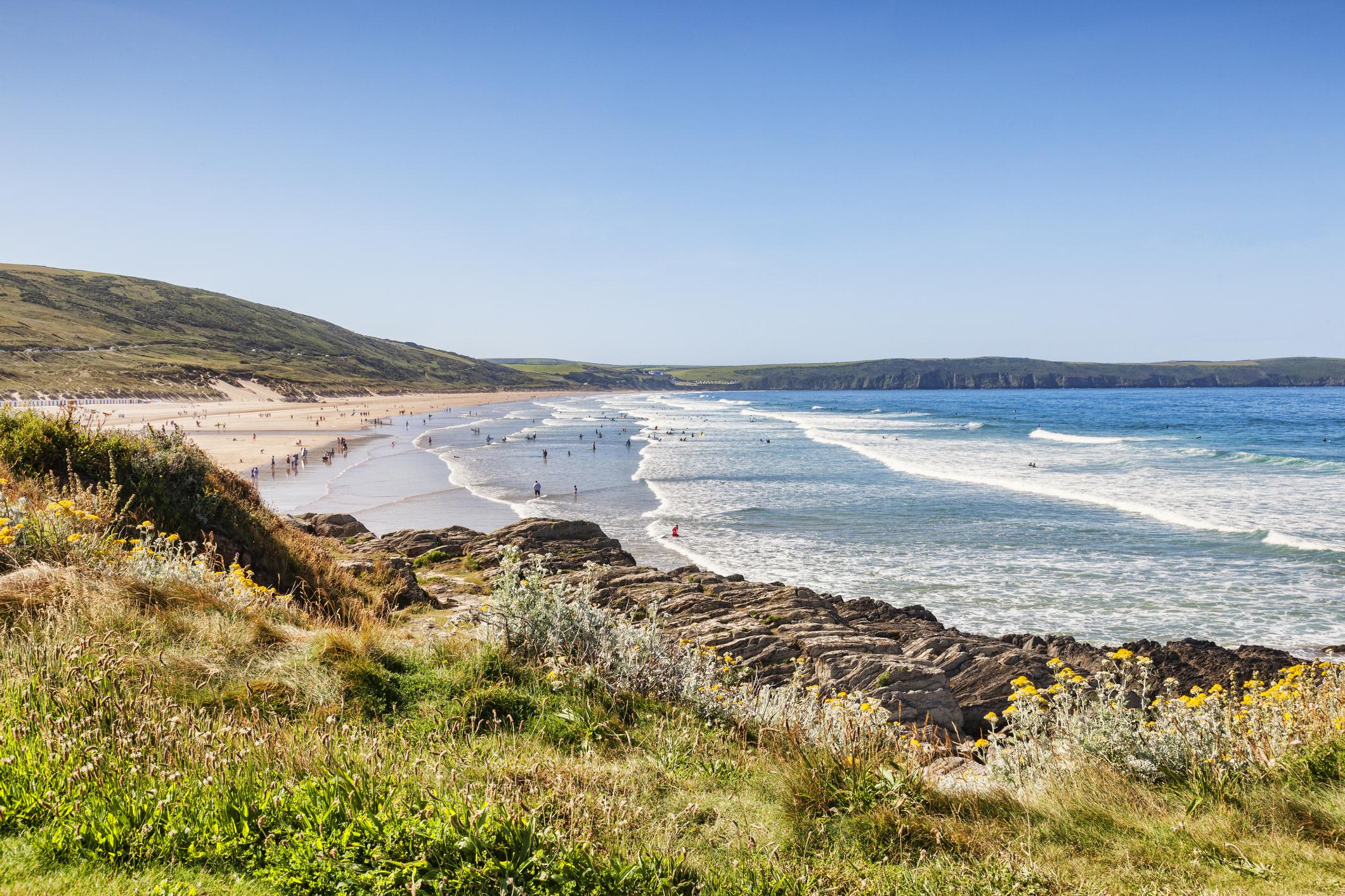 Woolacombe in North Devon is breathtaking