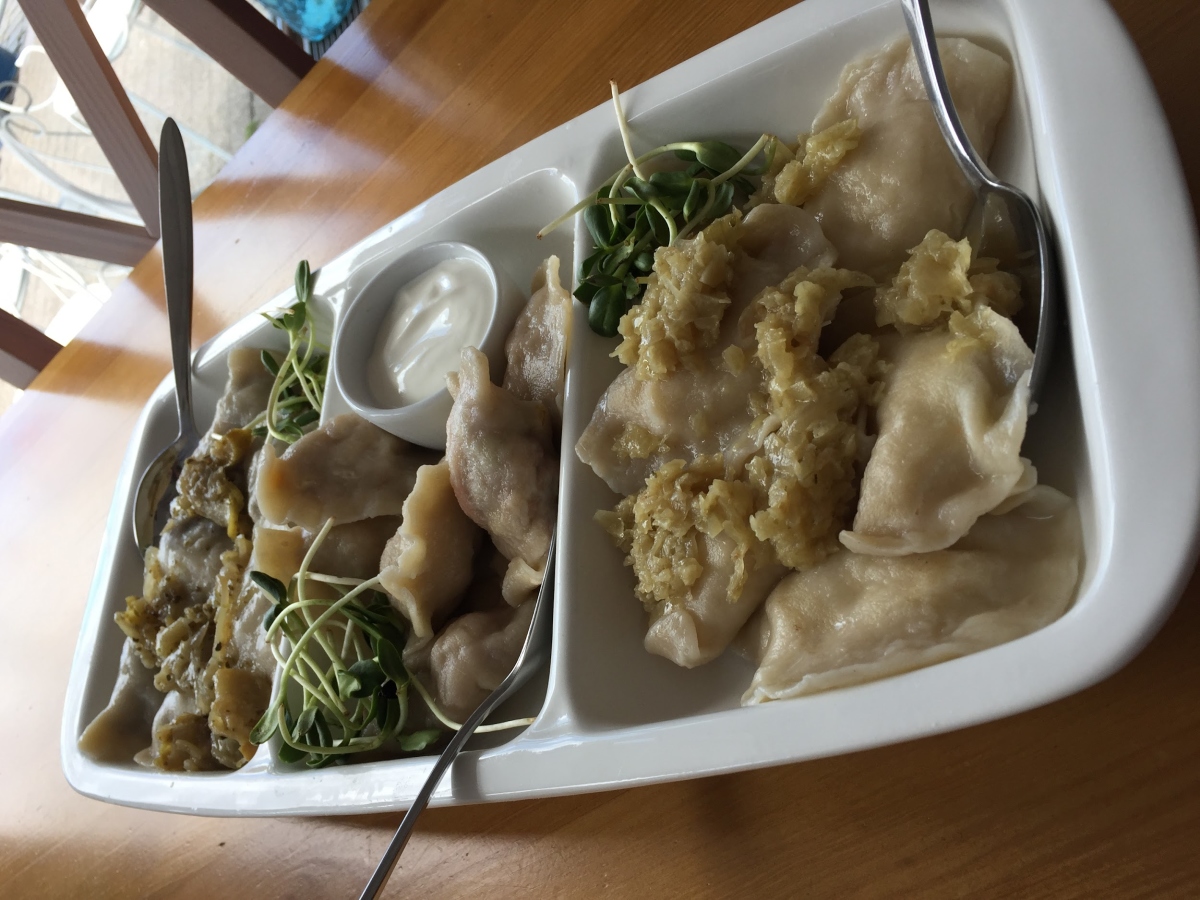 How-about-a-pierogi-sampler-with-microgreens-in-Poland