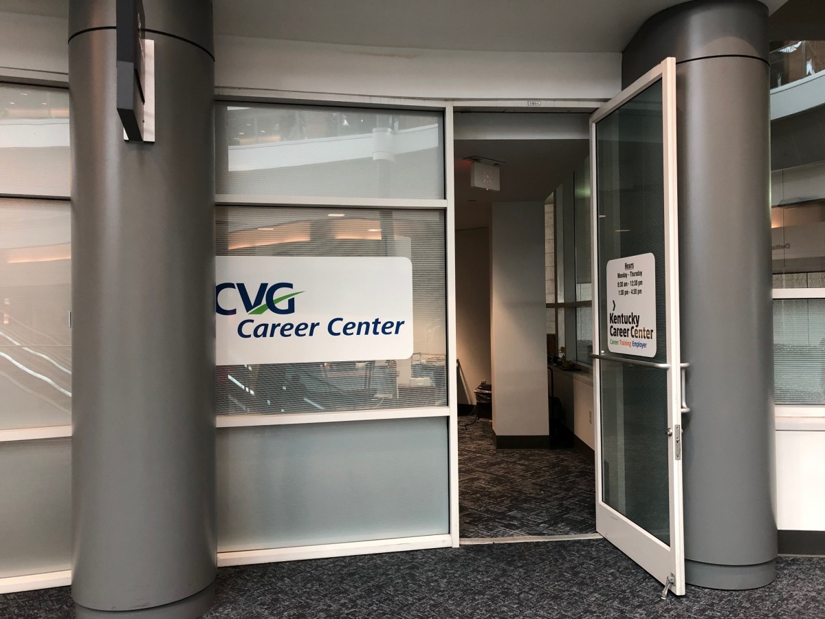 A photo of the KY Career Center office.