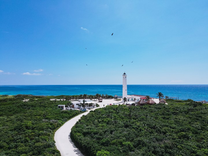 Beach overlook in Cozumel