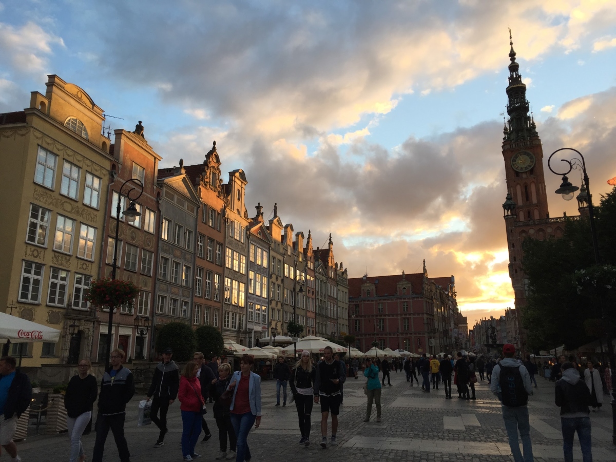 Sunset-in-beautiful-Gdansk-Poland