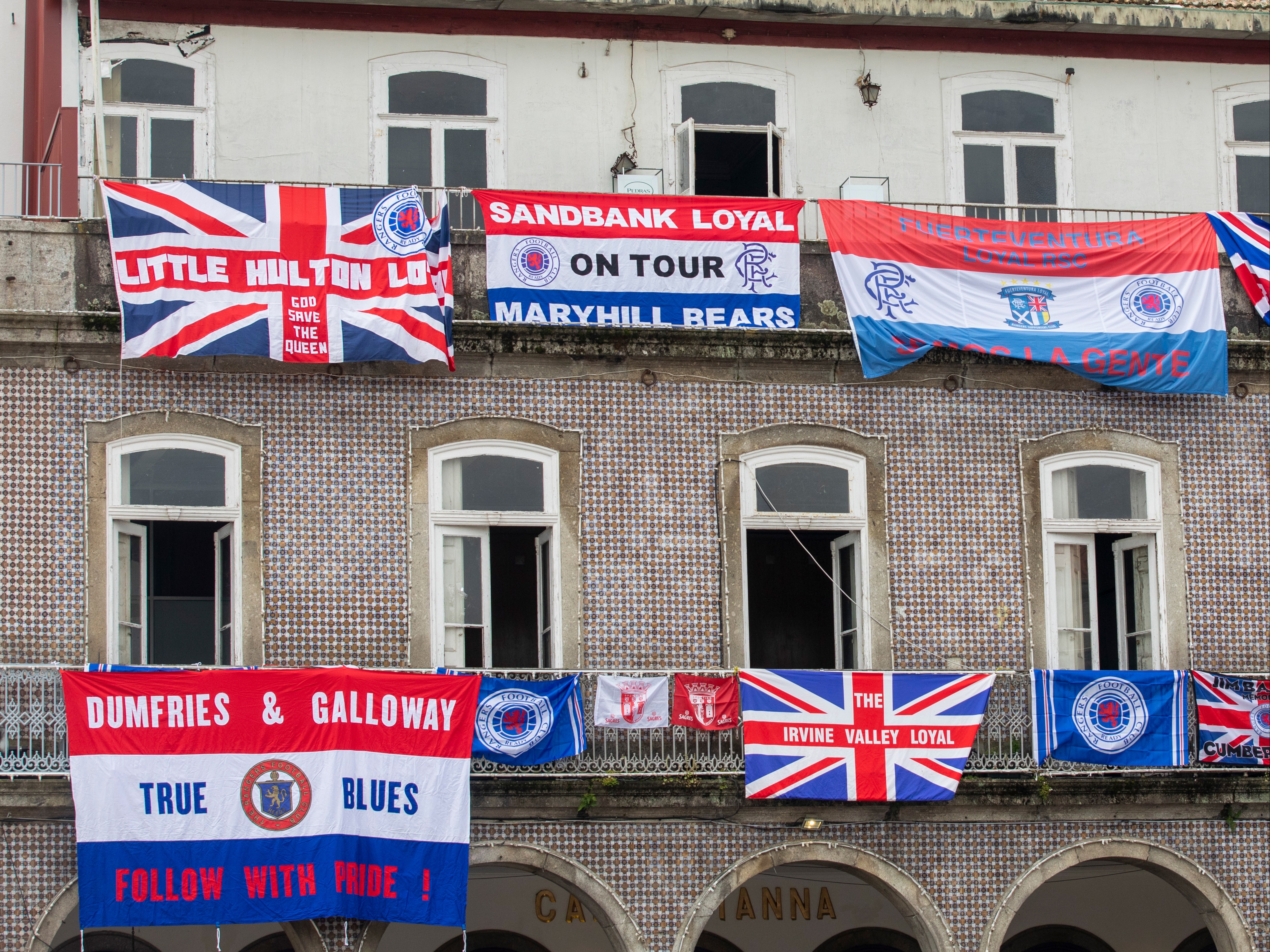 Rangers Supporters Flags Rangers Football Club