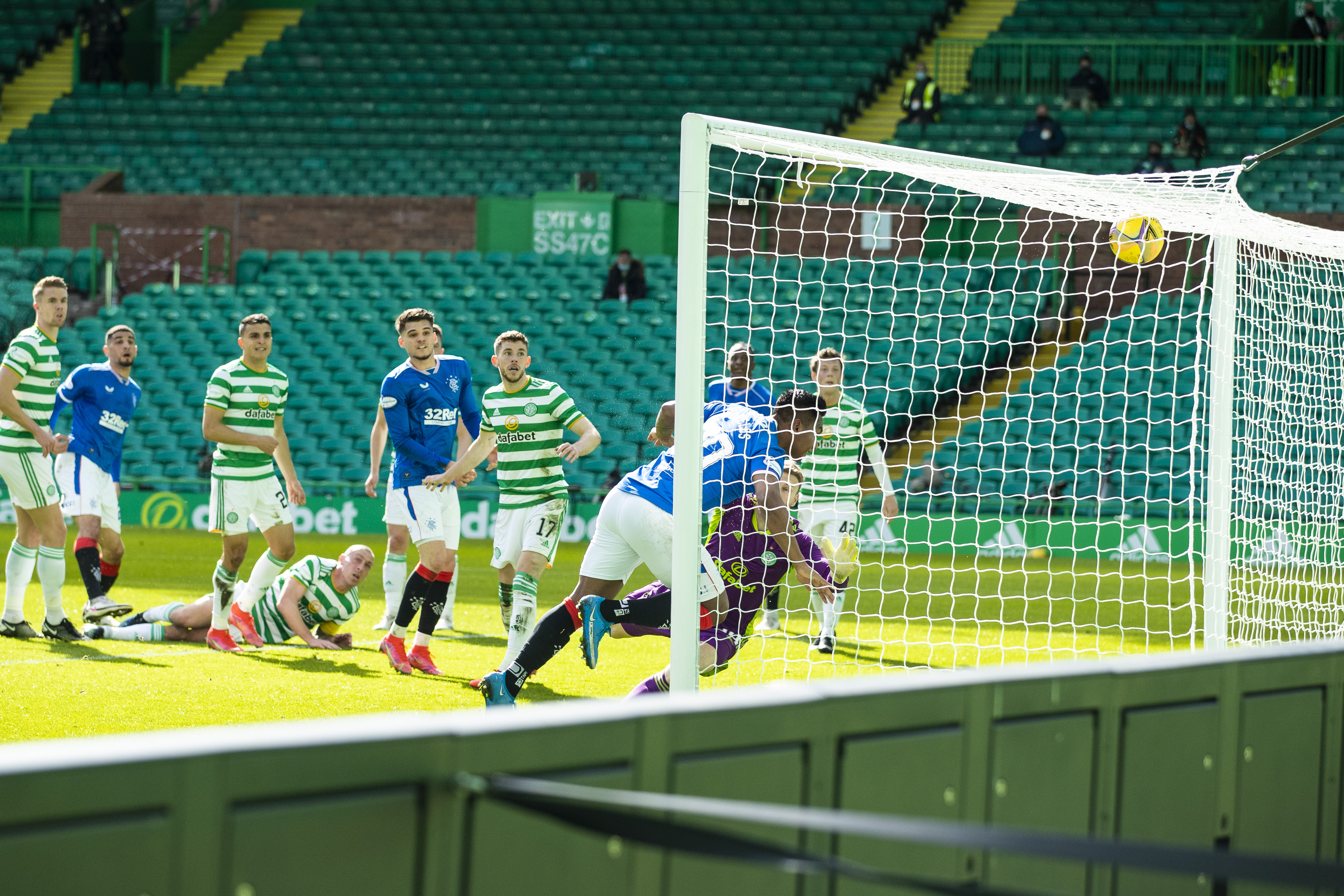 Willie Collum helps ex-Rangers star to first Champions League goal