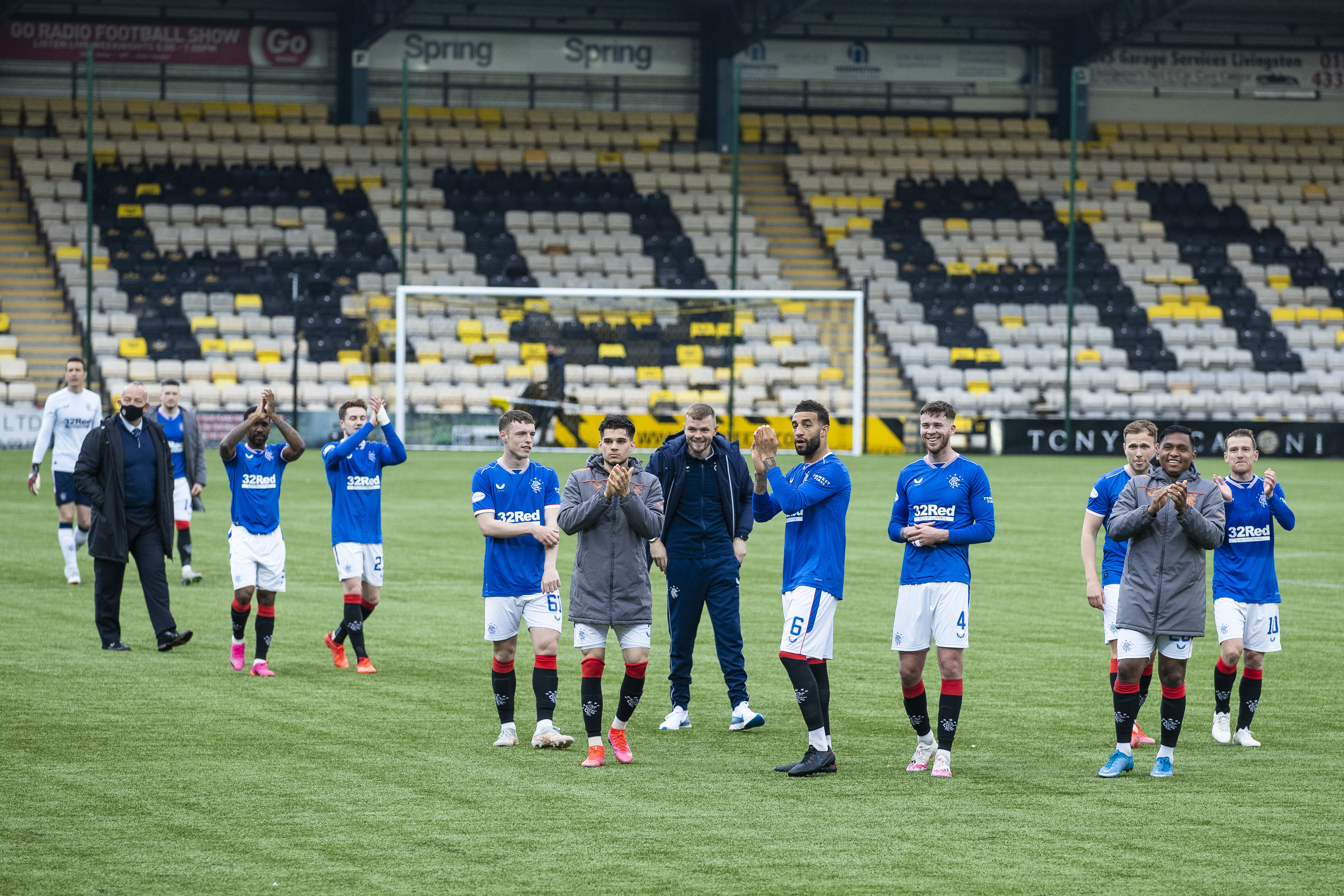 Livingston V Rangers Rangers Football Club