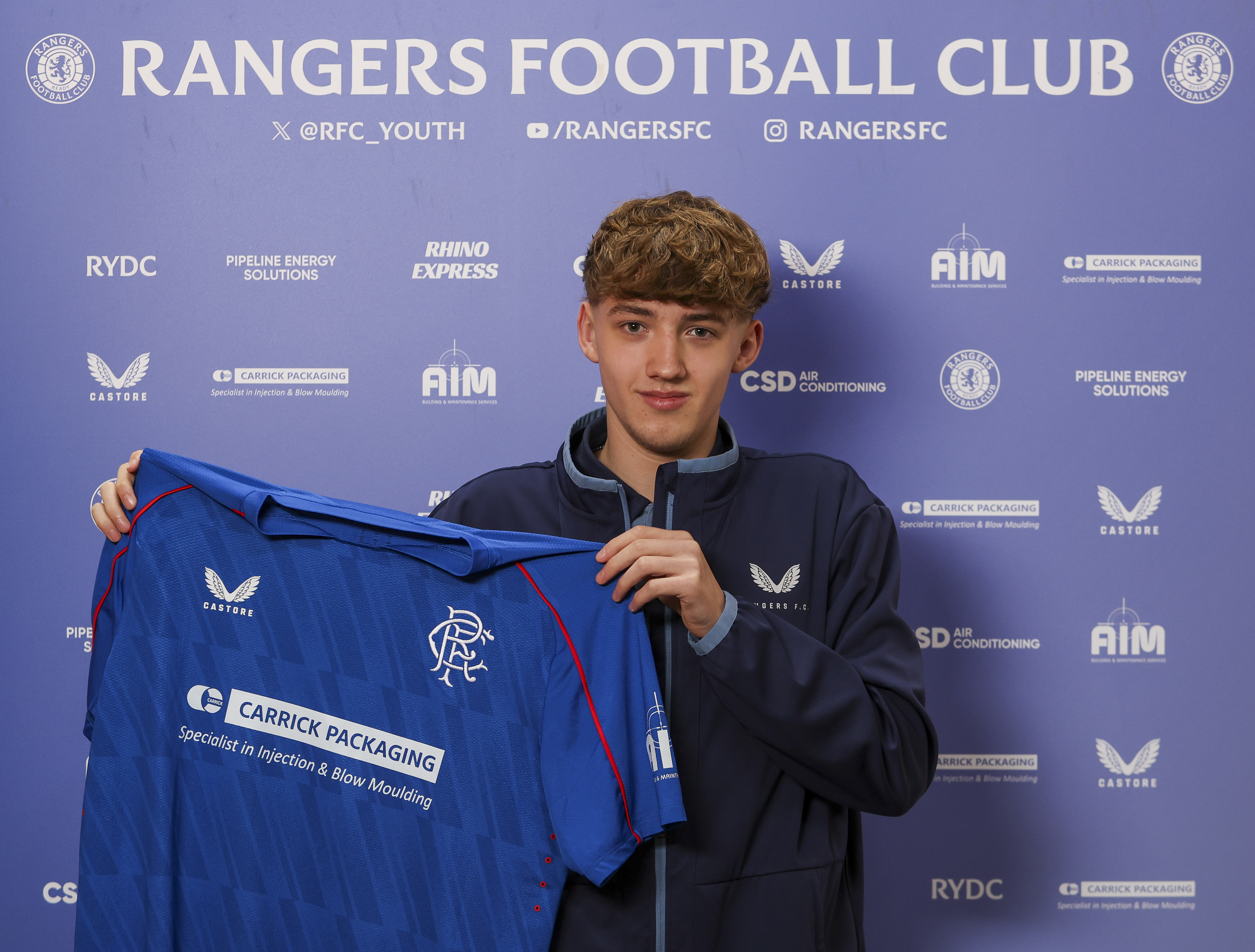 Aiden Crilly Signs First Professional Contract | Rangers Football Club